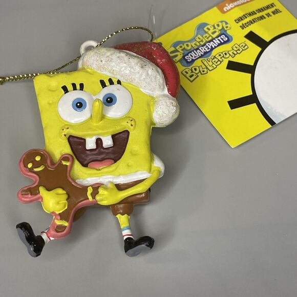 2015 Kurt Adler Spongebob Squarepants Christmas Ornament KSA Nickelodeon NEW - Picture 1 of 3